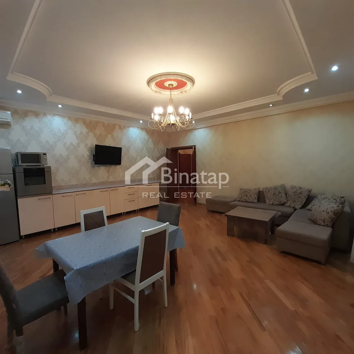 İcarəyə verilir 3 otaqlı yeni tikili 100 m², İnşaatçılar m. — şəkil 1