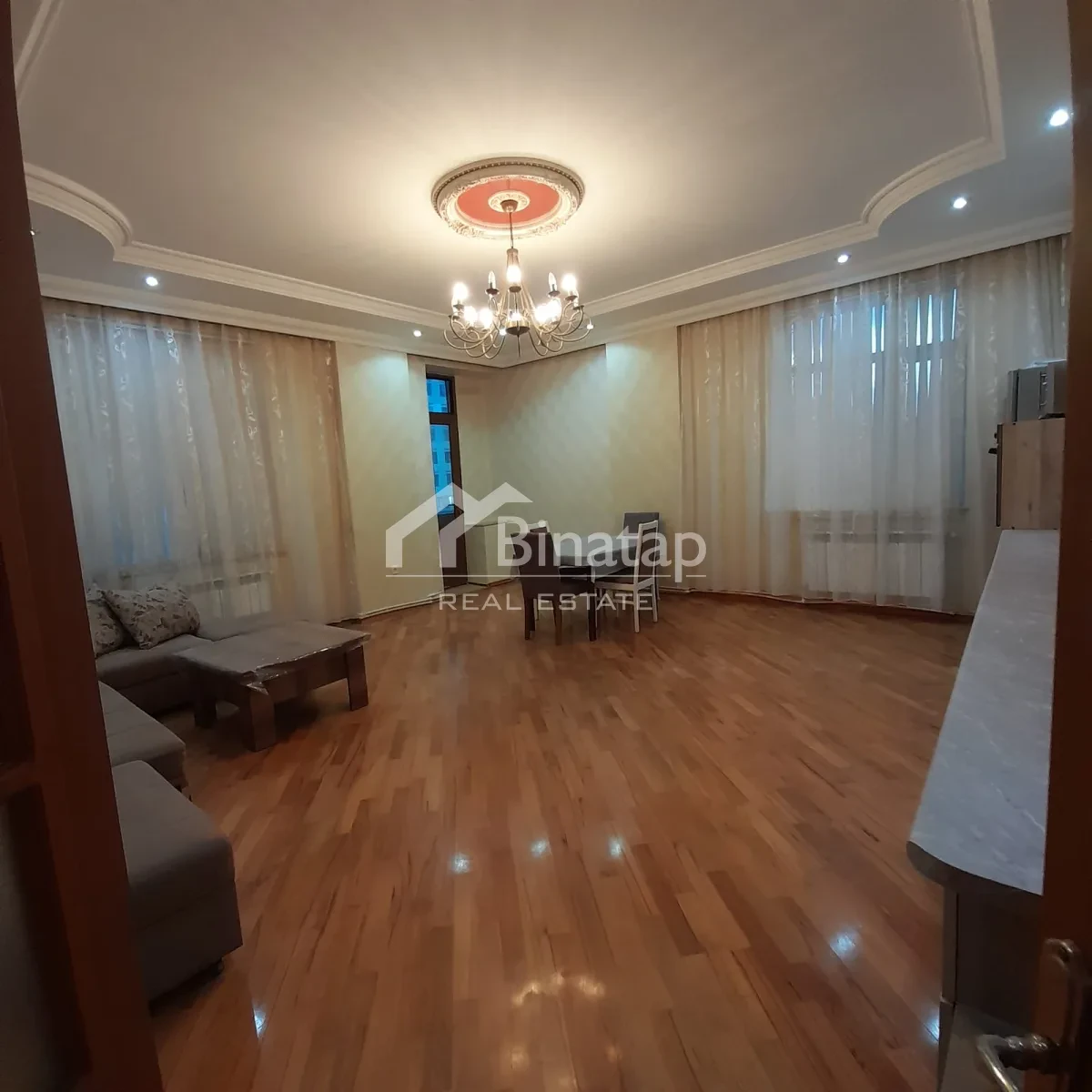 İcarəyə verilir 3 otaqlı yeni tikili 100 m², İnşaatçılar m. — şəkil 4