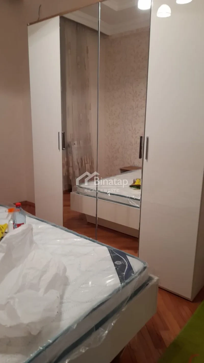 İcarəyə verilir 3 otaqlı yeni tikili 100 m², İnşaatçılar m. — şəkil 7