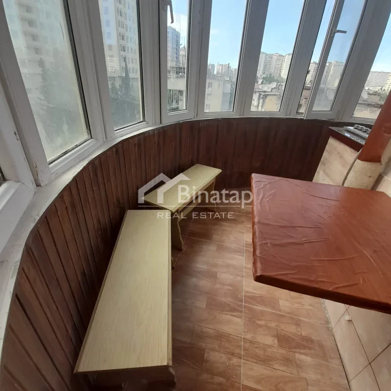 İcarəyə verilir 3 otaqlı yeni tikili 100 m², İnşaatçılar m. — şəkil 11