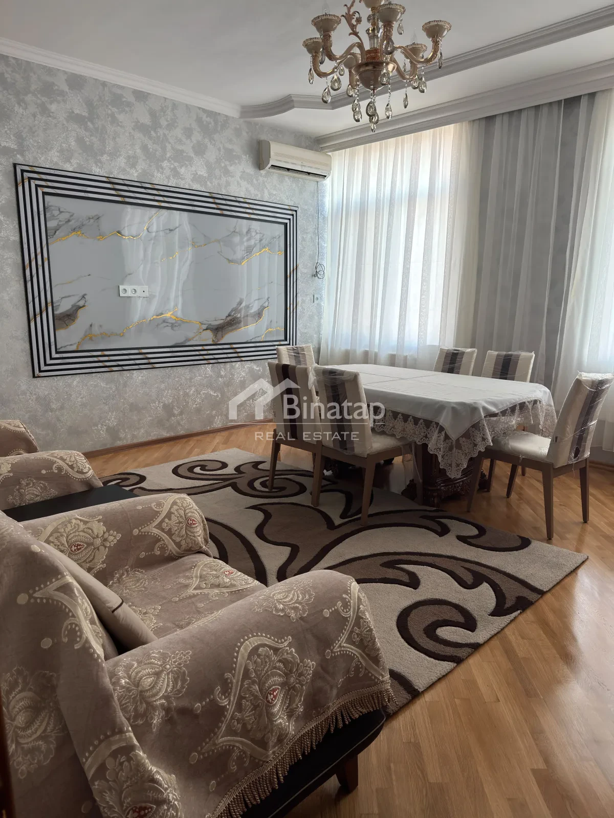 İcarəyə verilir 3 otaqlı yeni tikili 90 m², Nizami m. — şəkil 1