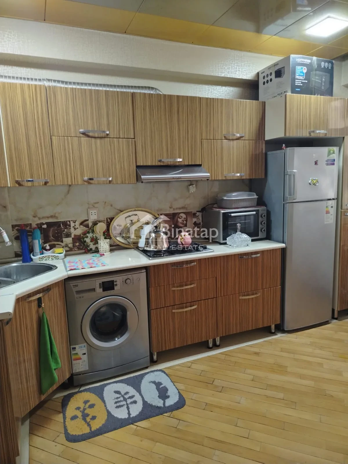 Satılır 2 otaqlı yeni tikili 80 m², İnşaatçılar m. — şəkil 6