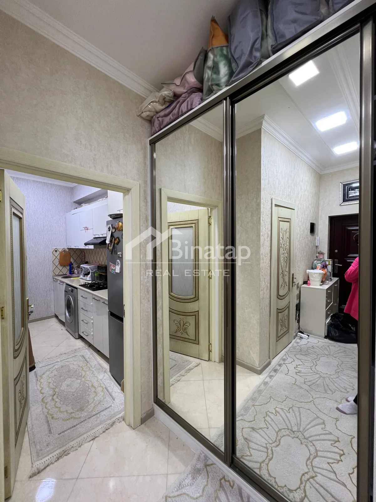 Satılır 2 otaqlı yeni tikili 62 m², İnşaatçılar m. — şəkil 14