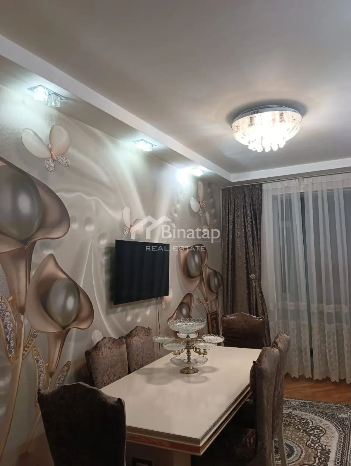 Satılır 2 otaqlı yeni tikili 50 m², İnşaatçılar m. — şəkil 1