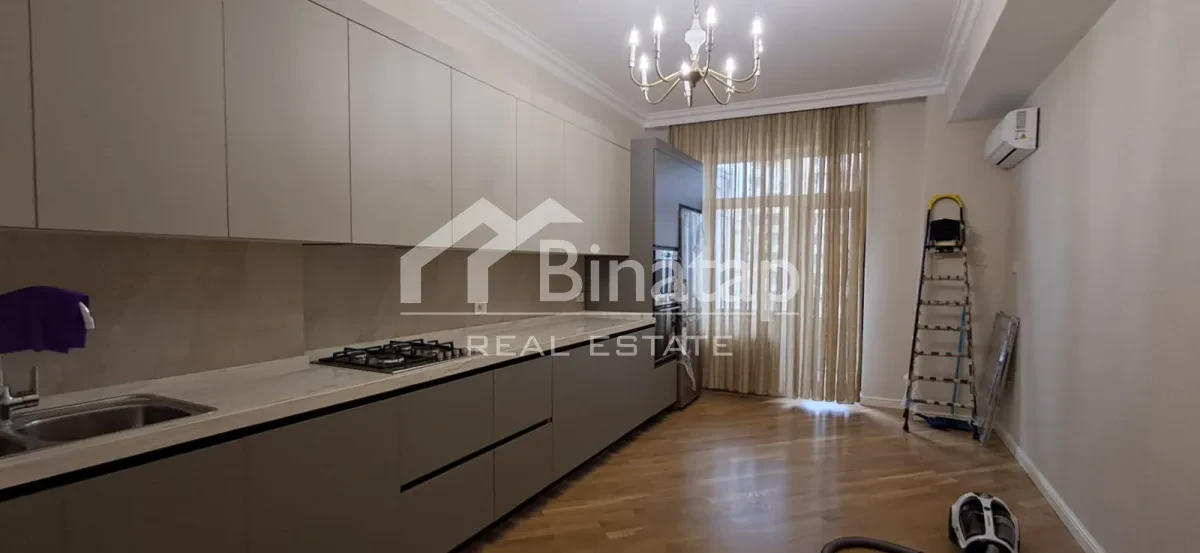 İcarəyə verilir 3 otaqlı yeni tikili 140 m², Nizami m. — şəkil 10