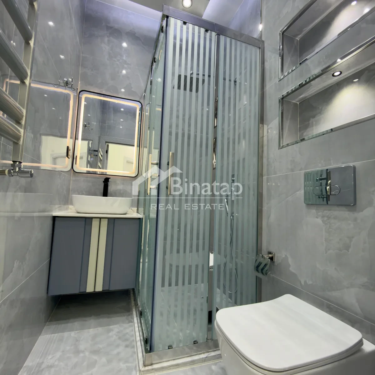 Satılır 2 otaqlı yeni tikili 52 m², Dərnəgül m. — şəkil 9