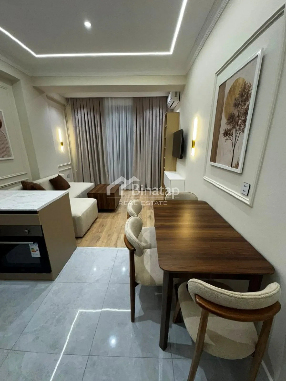 İcarəyə verilir 2 otaqlı yeni tikili 55 m², 8 Noyabr m. — şəkil 1
