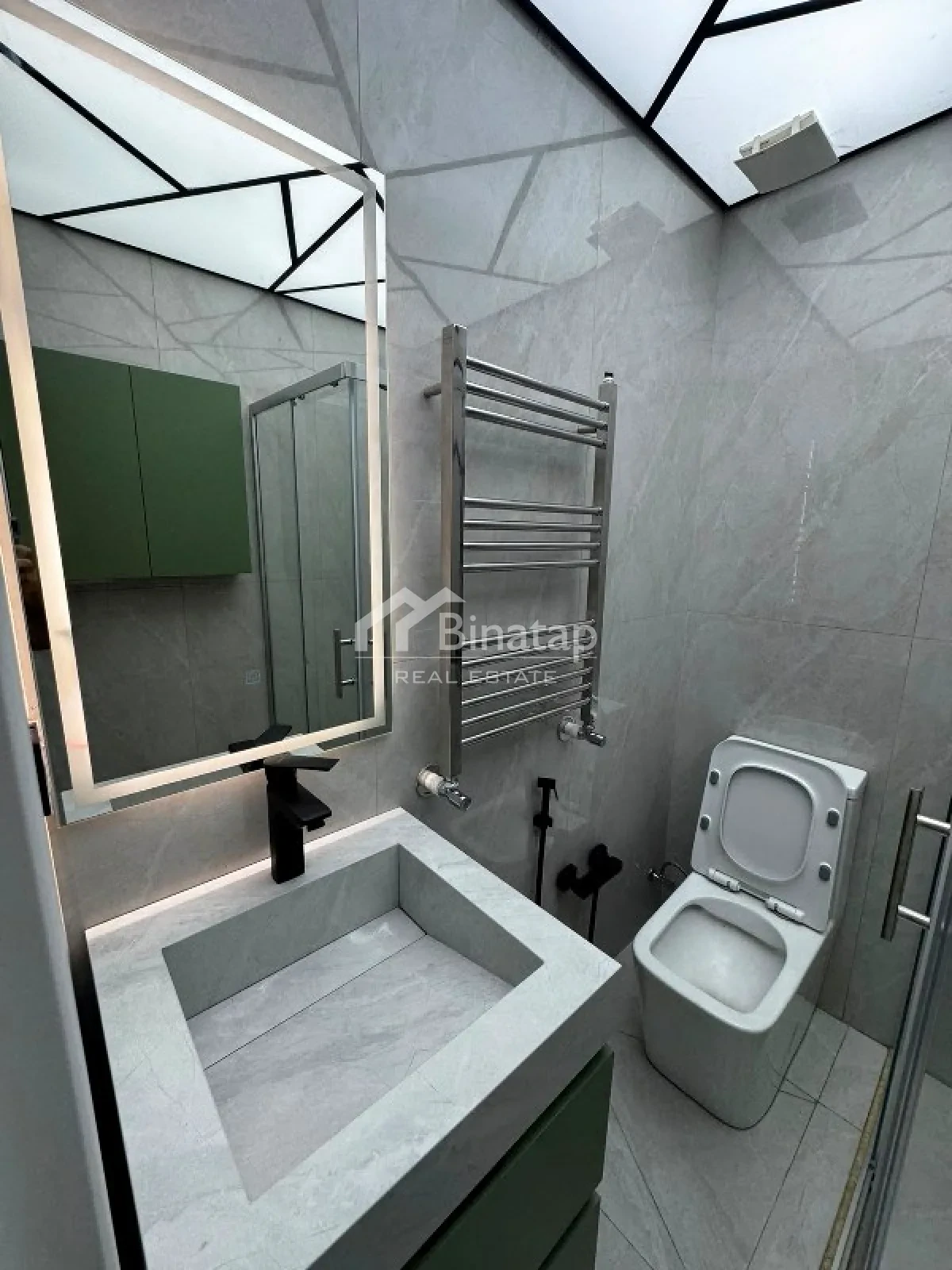 İcarəyə verilir 2 otaqlı yeni tikili 55 m², 8 Noyabr m. — şəkil 8