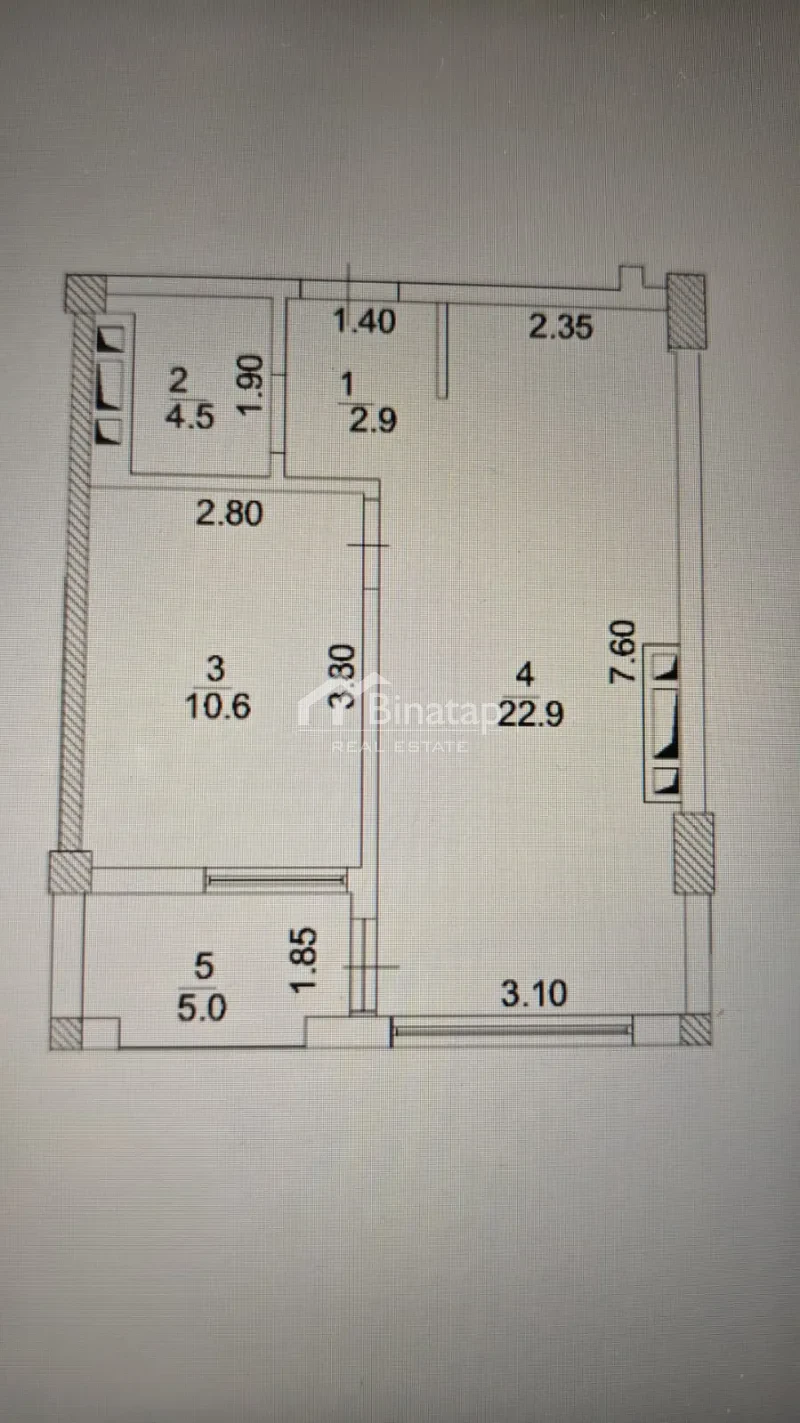 Satılır 2 otaqlı yeni tikili 51.20 m², Sumqayıt mərkəz r. — şəkil 8