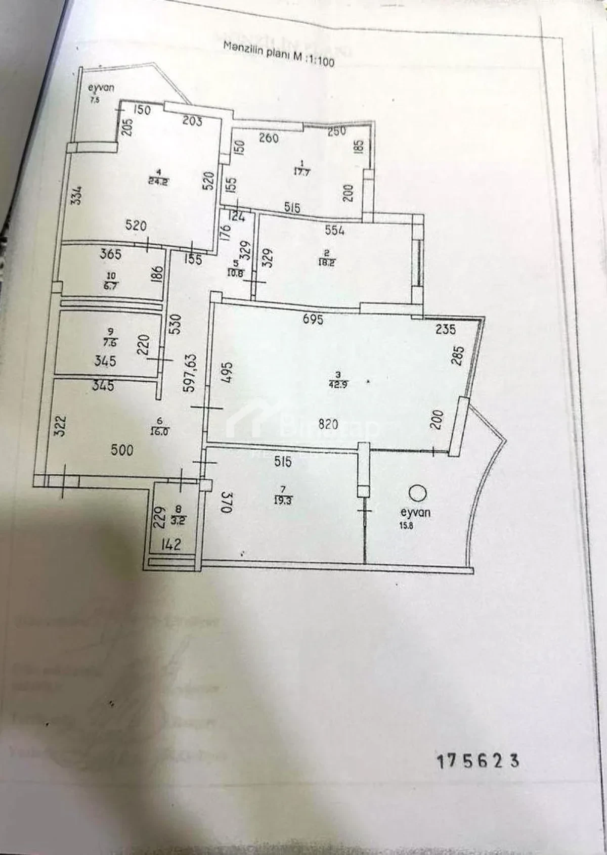 Satılır 4 otaqlı yeni tikili 205 m², 28 May m. — şəkil 3