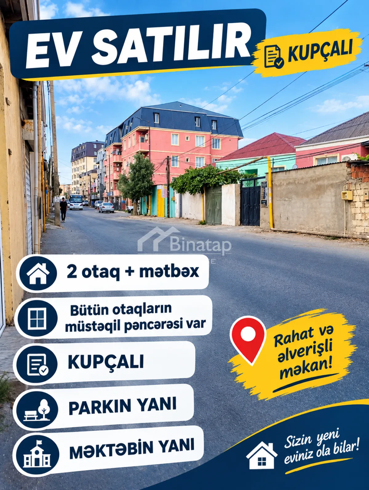 Продаётся 2-комн. новостройка 43.2 м², Хырдалан р-н — фото 1